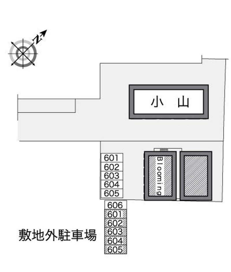 レオパレスＢｌｏｏｍｉｎｇ 配置図