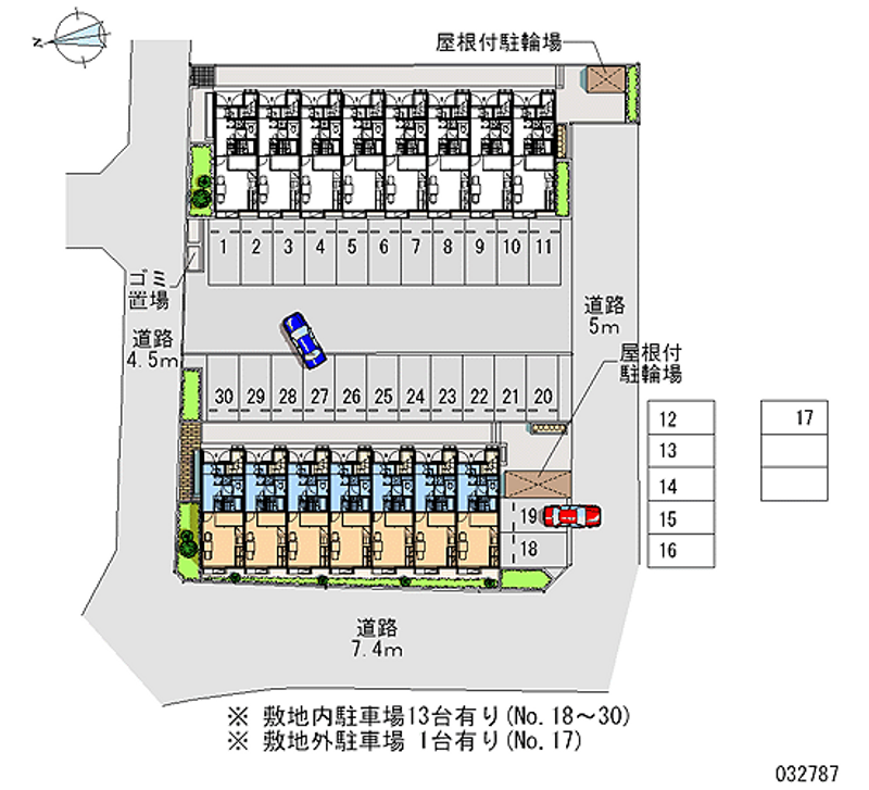 32787月租停车场