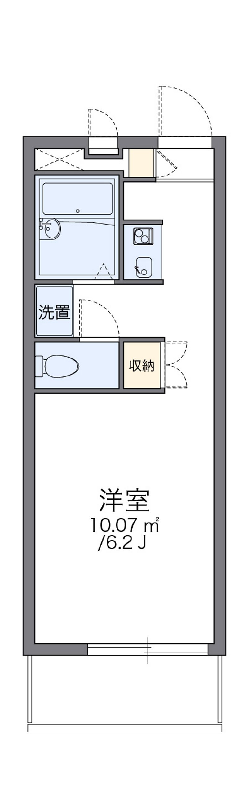 レオパレスストーンヘンジ 間取図