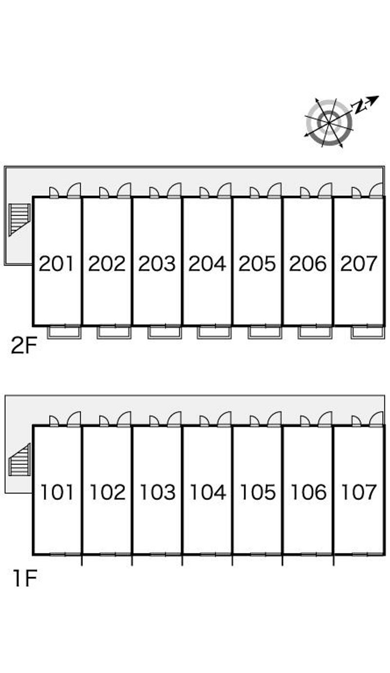 レオパレスＬ＆Ｐ 間取り配置図