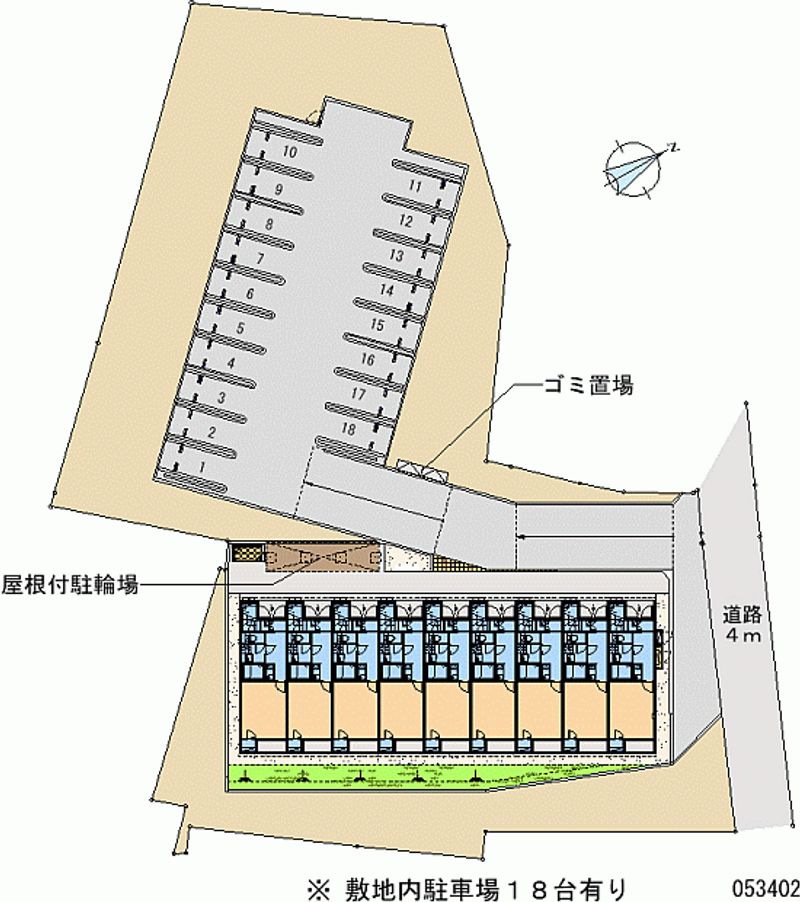 53402 Monthly parking lot