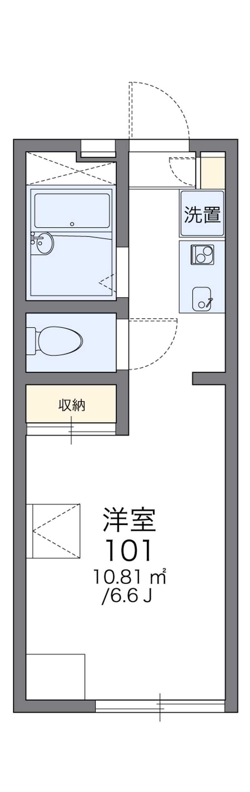 レオパレスＨ＆Ｍ 間取図