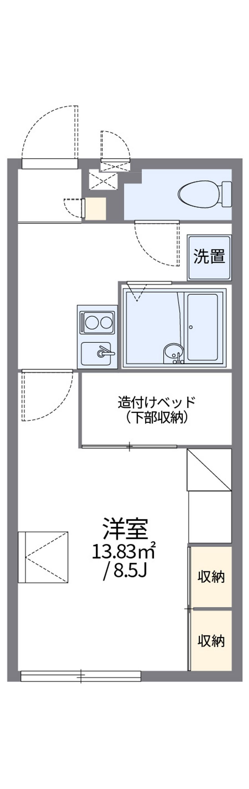 レオパレスＥＩＫＩ 間取図
