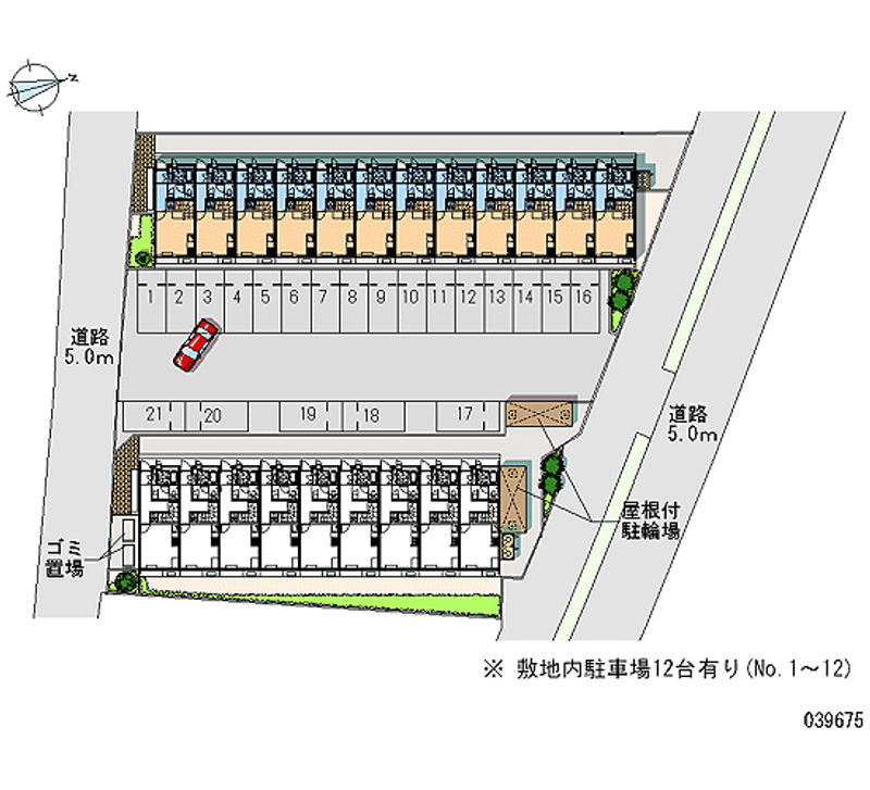 39675 Monthly parking lot