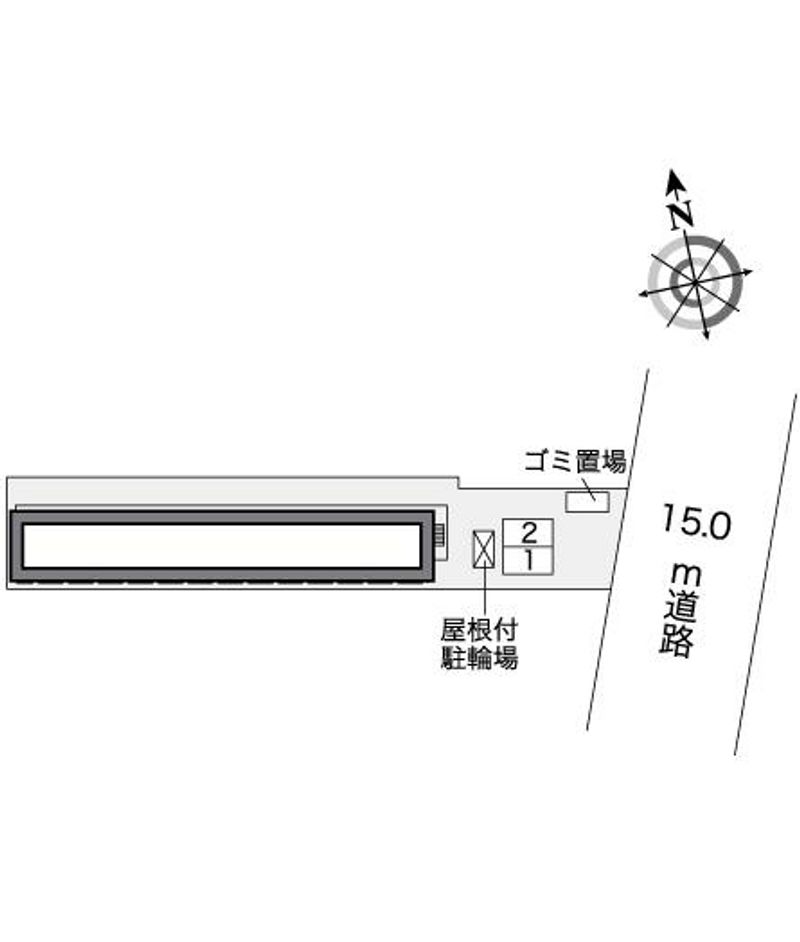 レオパレスボヌール 配置図