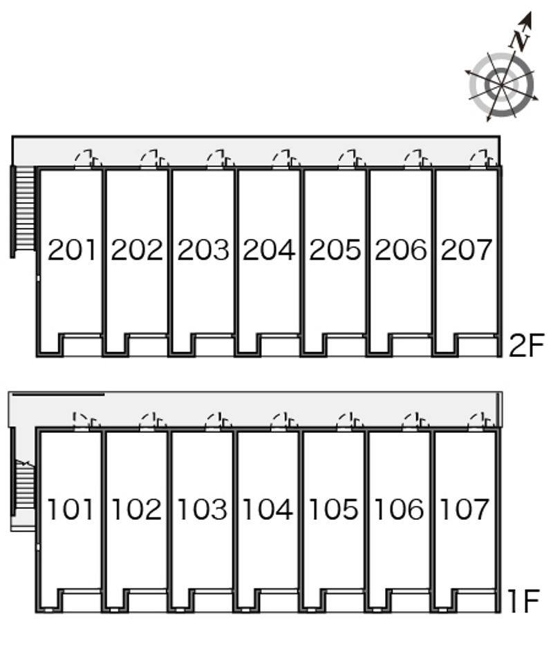 レオネクストセレッサⅢ 間取配置図