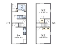 レオパレスクレオ 間取り図