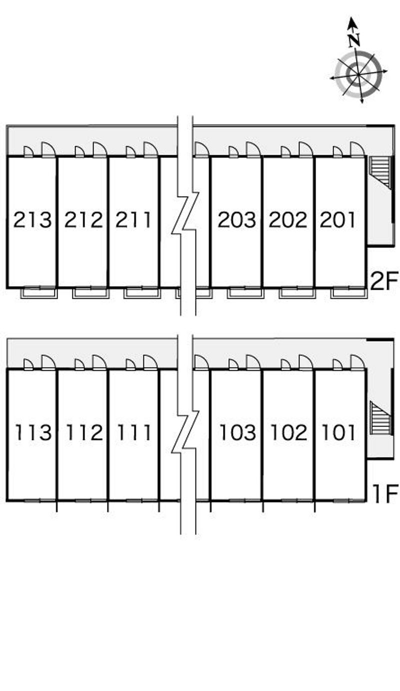 レオパレス優 間取配置図