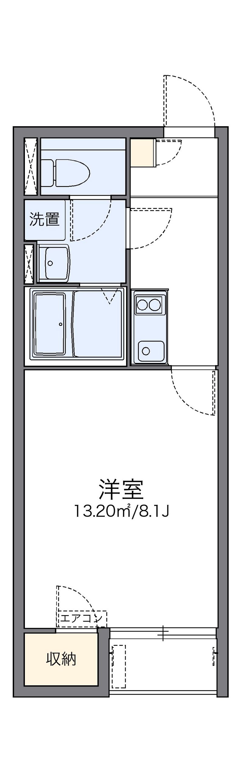 レオネクストクール　ド　イリス 間取図