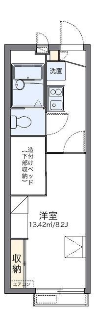 レオパレス東合川Ⅱ 間取り図