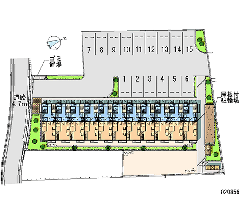 20856 Monthly parking lot