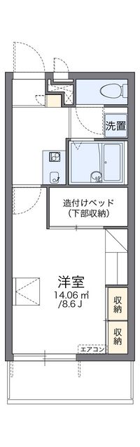 レオパレスコモド　太平 間取り図