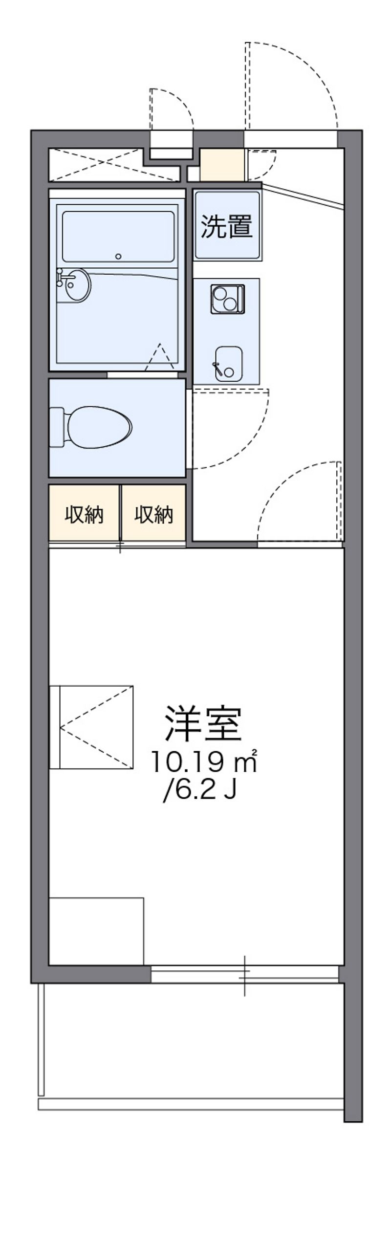 レオパレスコスモスⅠ 間取り