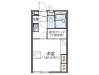 レオパレスルシファー 間取り図