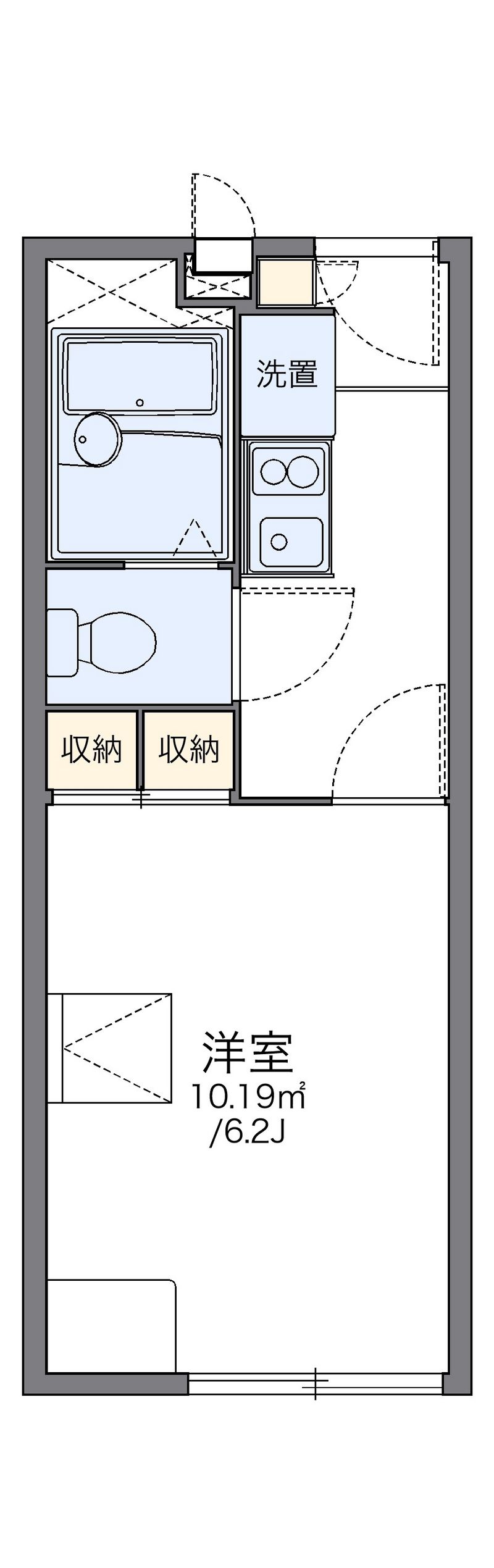 レオパレスマザーグース 間取図