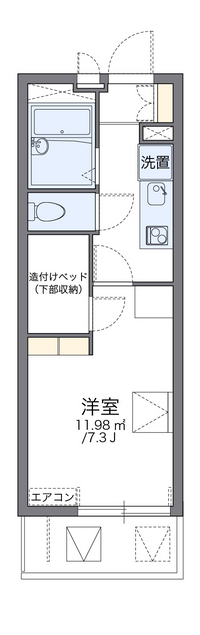 レオパレスセレス末広 間取り図