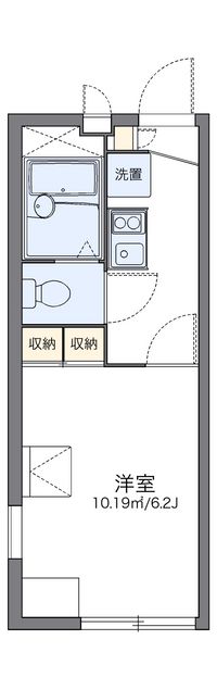 レオパレス海の公園 間取り図