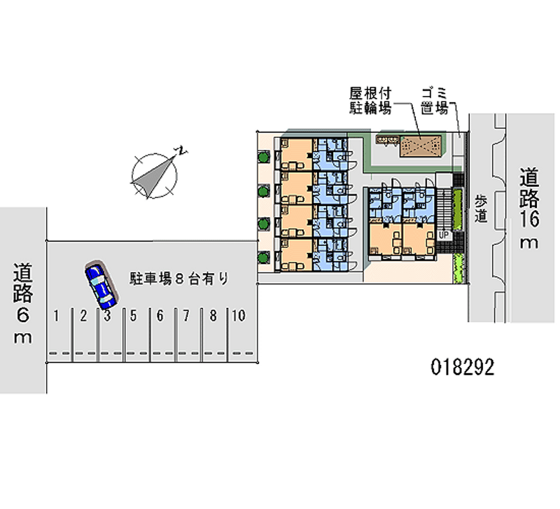 18292 Monthly parking lot