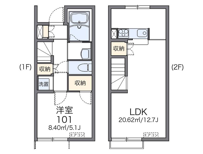 レオネクストカイトⅡ 間取図