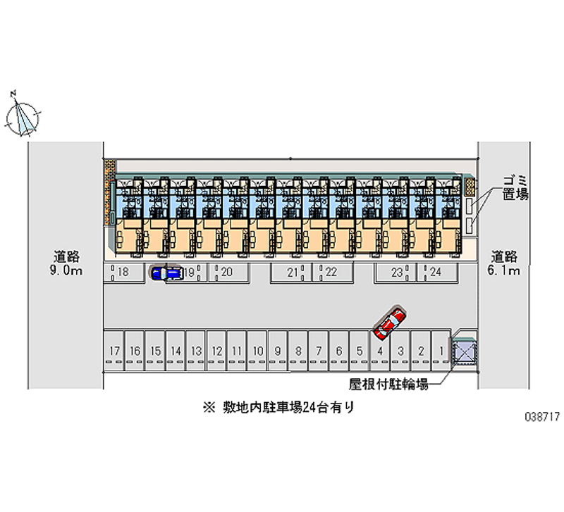 38717月租停车场