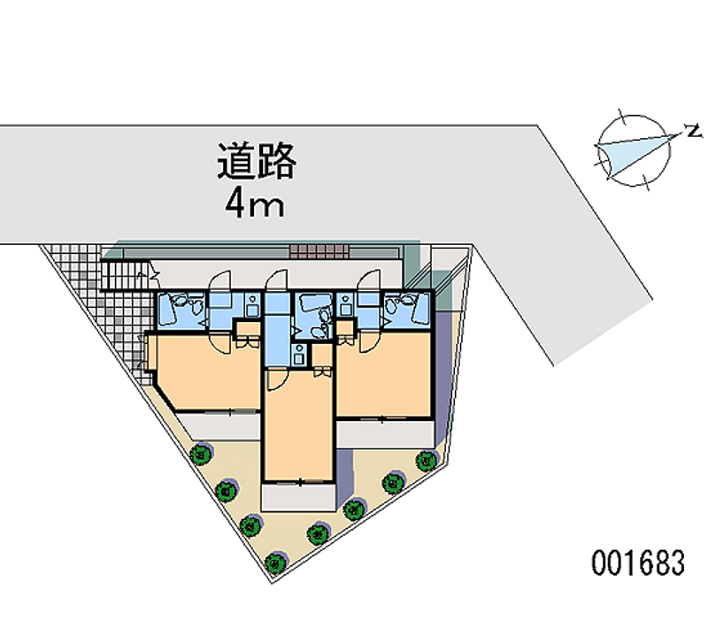 レオパレス東大宮第１２ 区画図