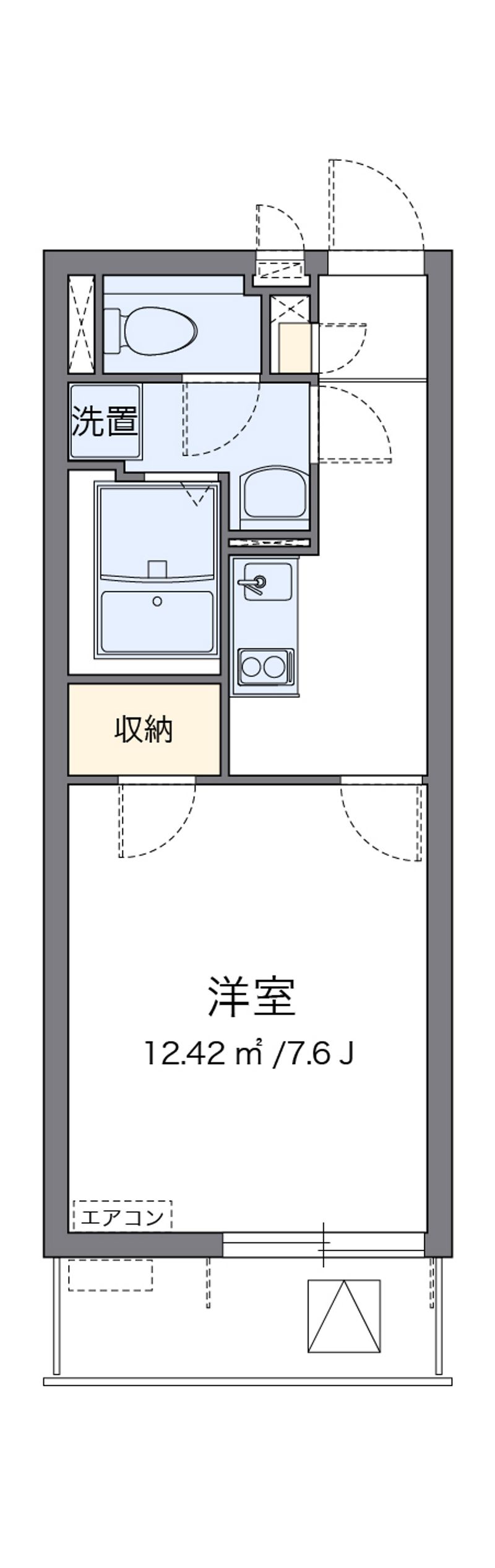 クレイノやまぼうし 間取図