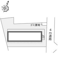 レオパレス宮前 配置図