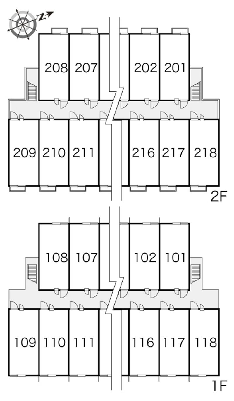 レオパレスＹＡＯ 間取配置図