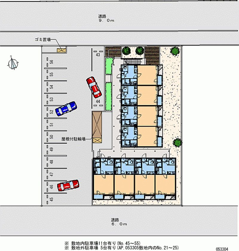 53304 Monthly parking lot