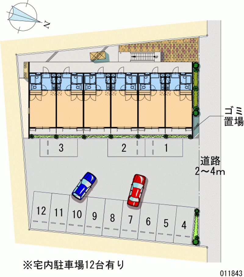 11843 Monthly parking lot