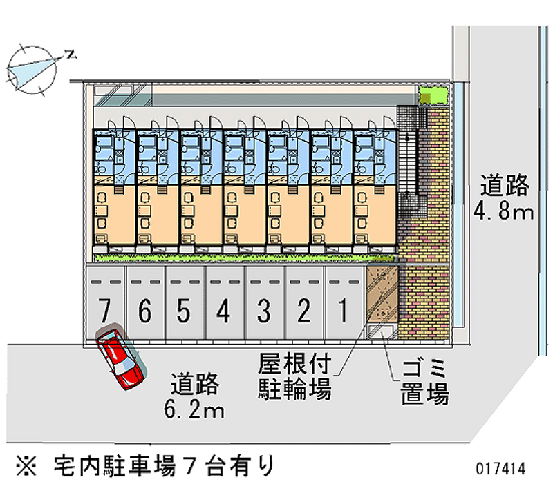 17414 Monthly parking lot