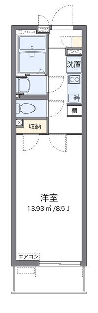クレイノＬ　ＥＳＴＡＴＥ 間取り図