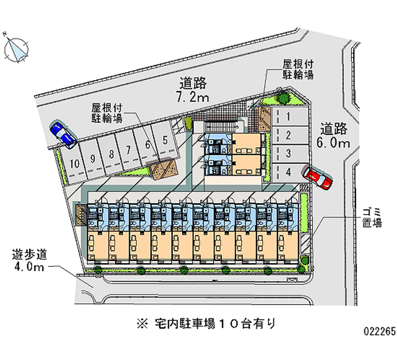 22265 Monthly parking lot