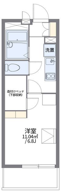 レオパレス牛立 間取図
