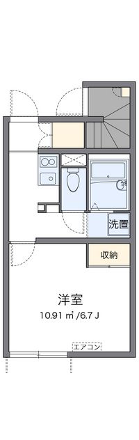 レオパレス水門町 間取り図