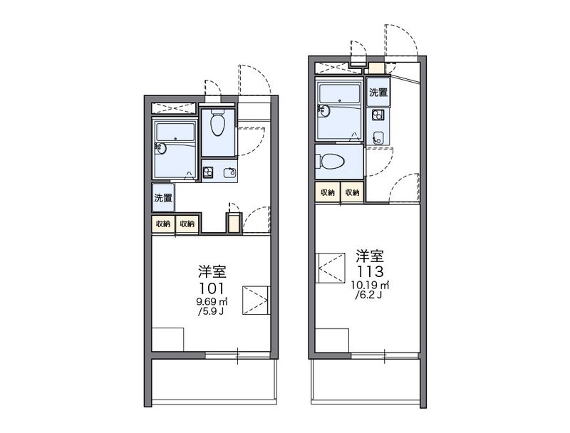 レオパレスアネックスグランドゥール 間取図