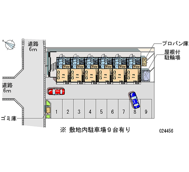 レオパレスサニーハイツ 月極駐車場