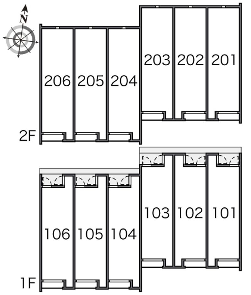 クレイノ聡 間取り配置図