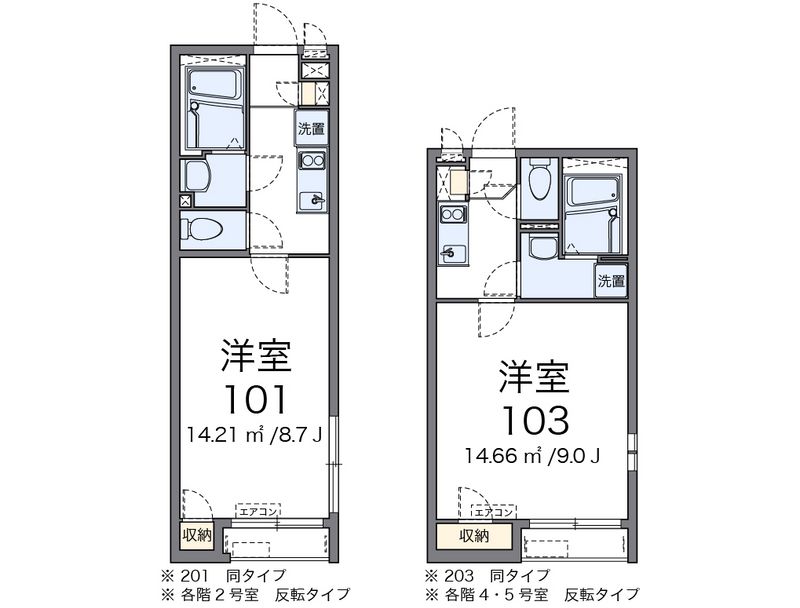 クレイノラ　ルーチェ 間取図