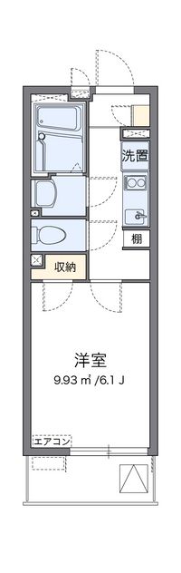 クレイノ朝潮橋 間取り図