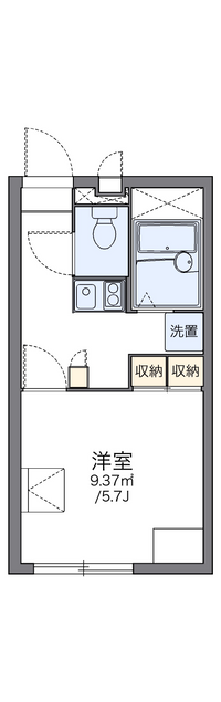 レオパレスエルザ２ 間取り図