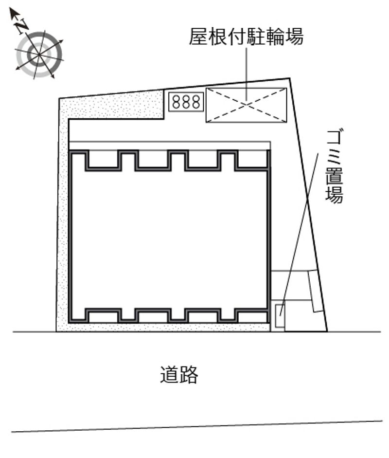 レオネクストけやき 配置図
