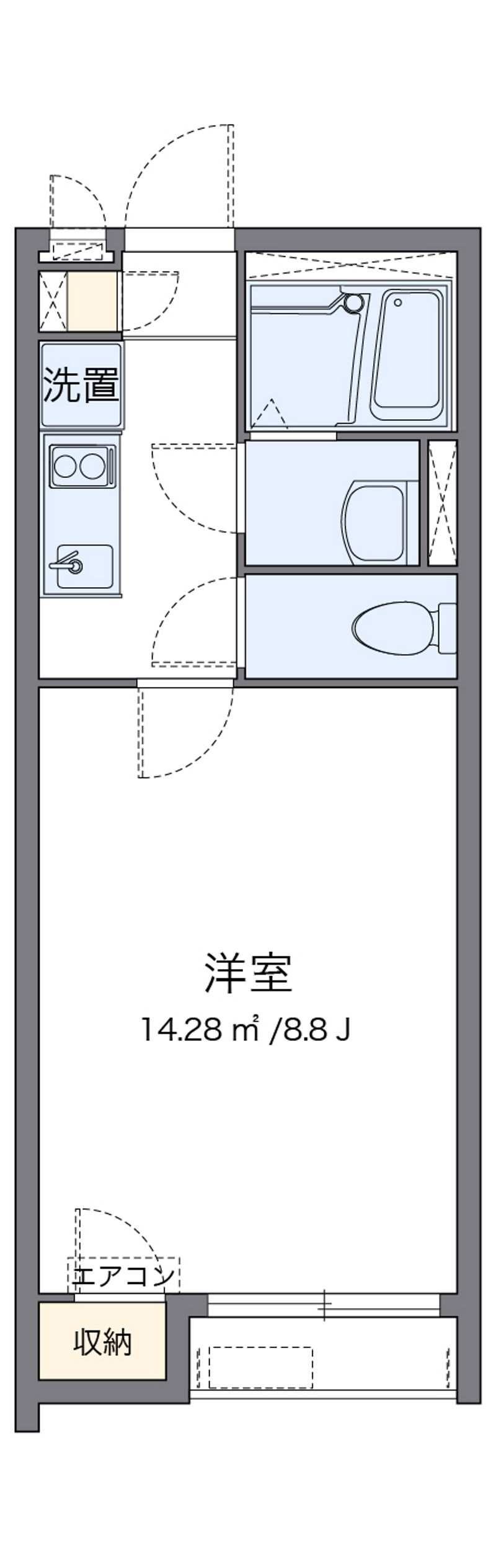 クレイノハウスＣＦＧ 間取図