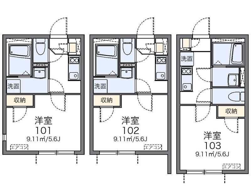 レオネクストマグノリア 間取図