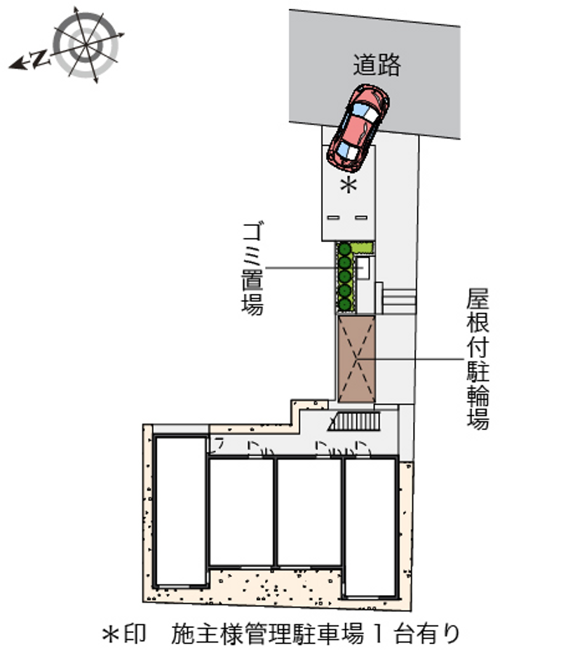 クレイノプチフルール 配置図