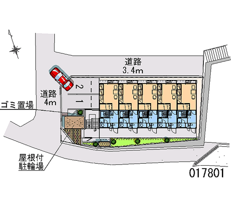 レオパレスＶｉｅｗ　Ｓｔａｇｅ 月極駐車場