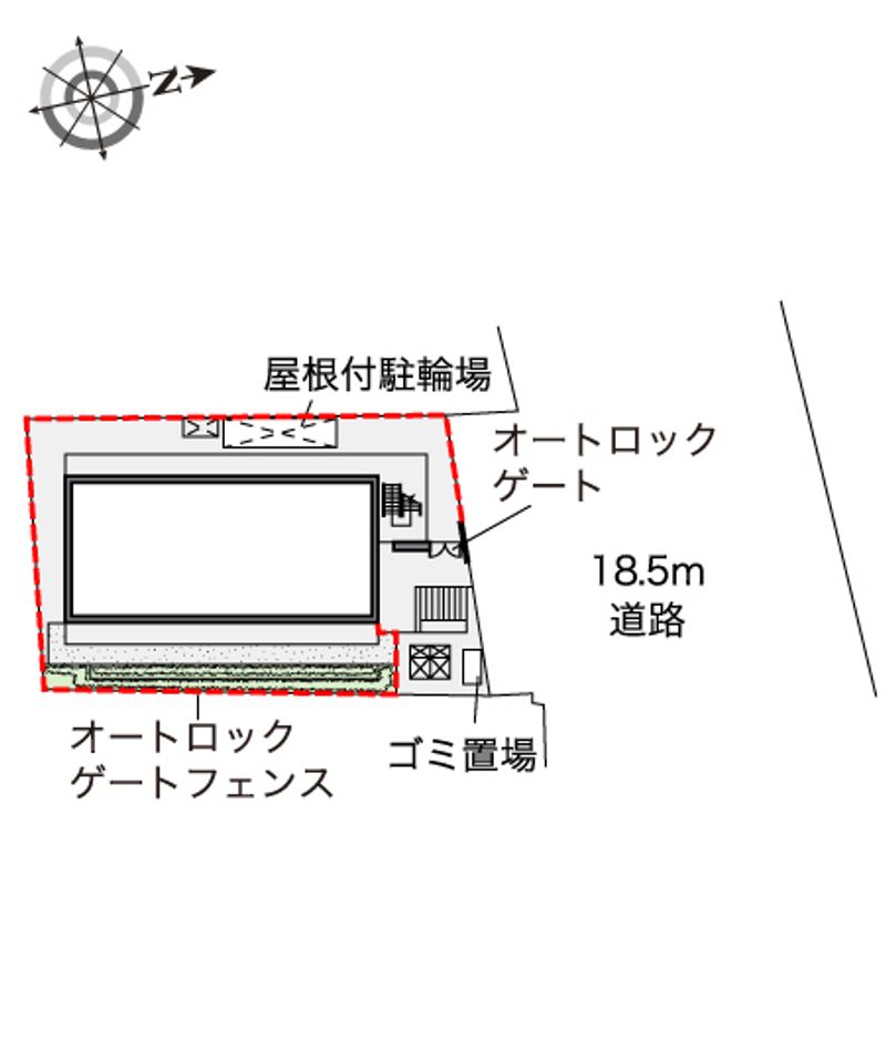 レオパレスシャローム津田沼 配置図