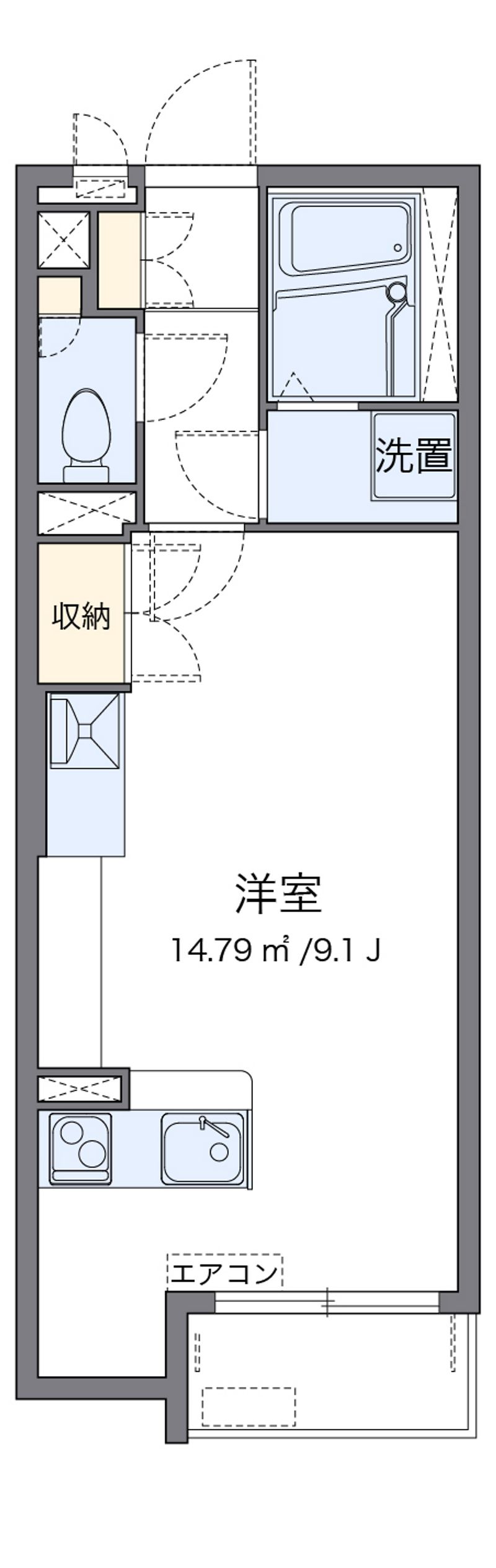 ミランダＴＩＡＲＡ 間取図