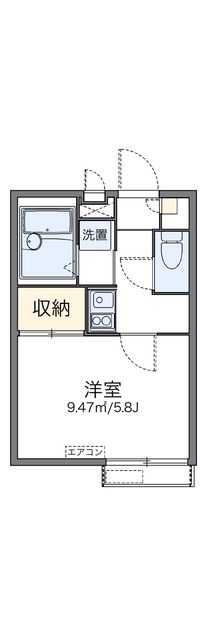 レオパレスＳＵＺＵＥ 間取り図