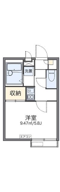 レオパレスＳＵＺＵＥ 間取図
